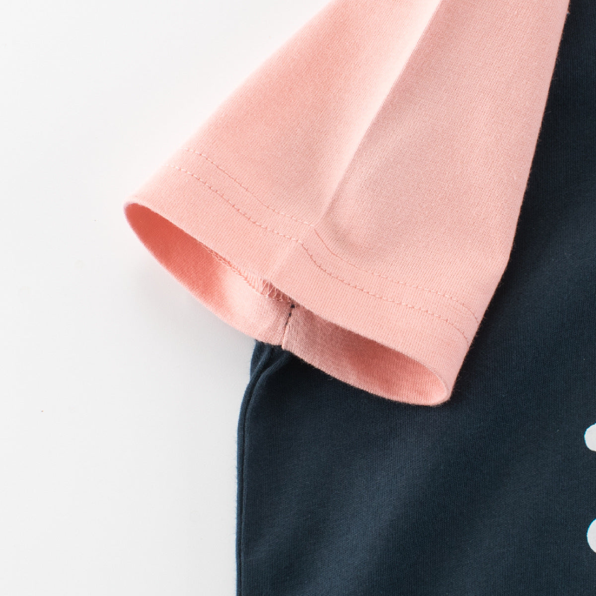 Summer Girls’ Cartoon Star Printed T-shirt in European and American